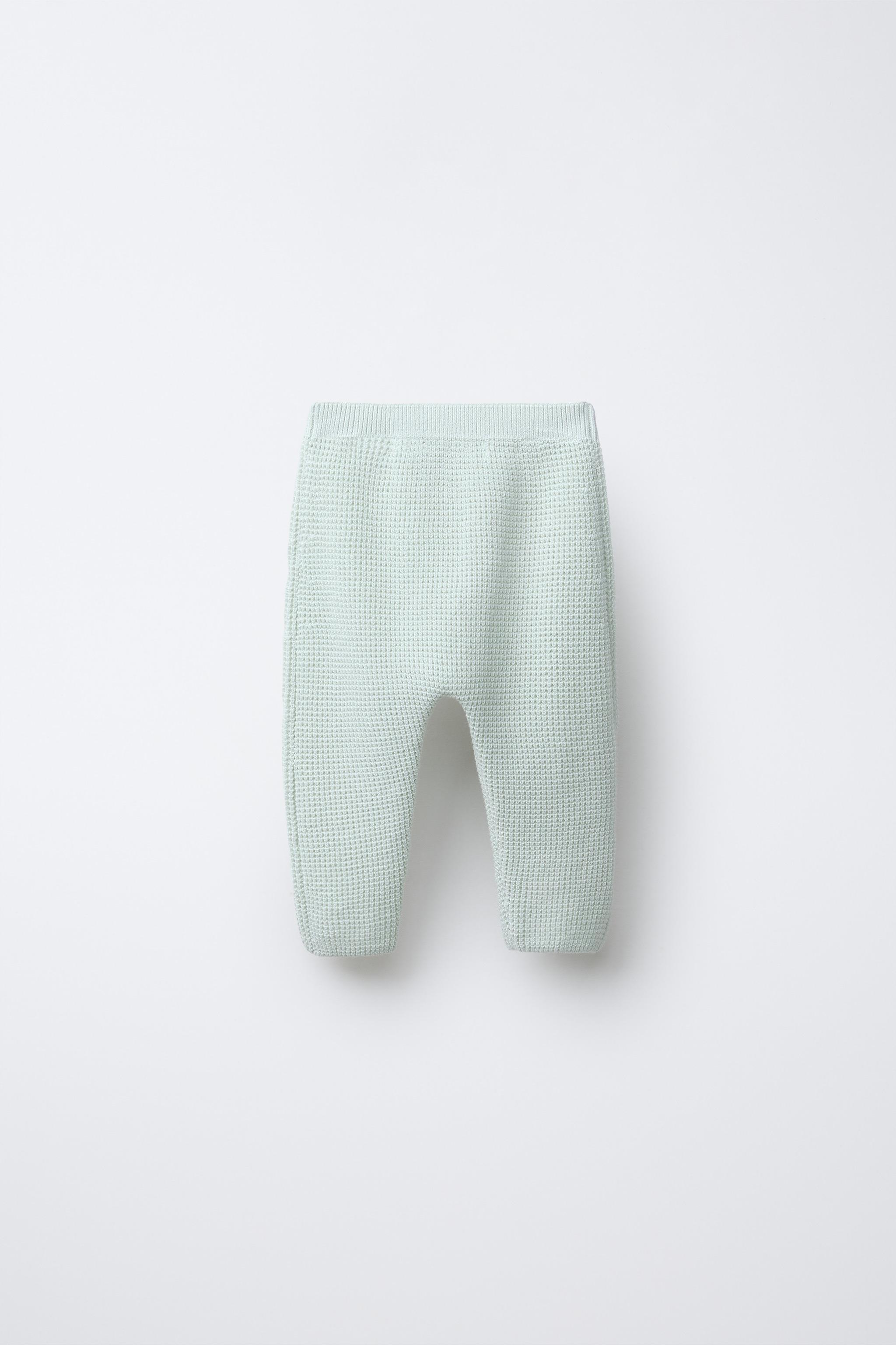 PANTALON EN MAILLE PERLÉE